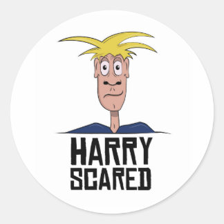 Sticker Harry Scared