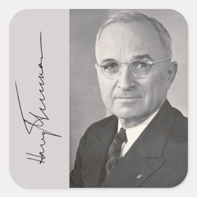 Sticker Harry Truman (Devant)