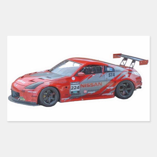 Sticker haute définition Nissan 350z découpé (Devant)