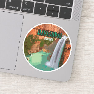 Sticker Havasupai Réserve indienne Arizona Mooney Falls