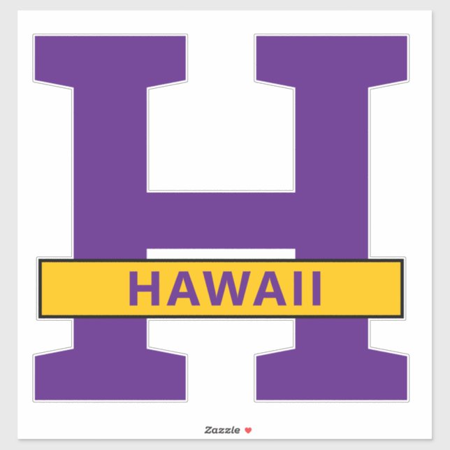 Sticker Hawaii (Feuille)