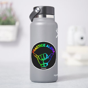 Sticker Hawaii Practice Aloha Rainbow Shaka (Hang lâche)