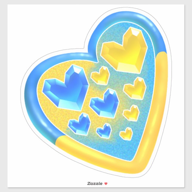 Sticker Heart (Blatt)