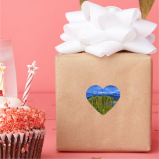 Sticker Heart Park d'hiver