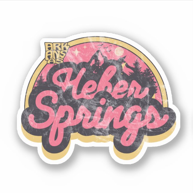 Sticker Heber Springs, Arkansas (Devant)