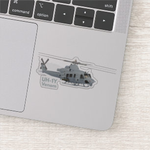 Sticker hélicoptère UH-1