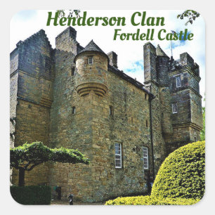 Sticker Henderson Clan Scottish Fordell Castle
