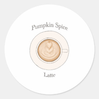 Sticker Herbst-Pumpkin-Spice-Latte