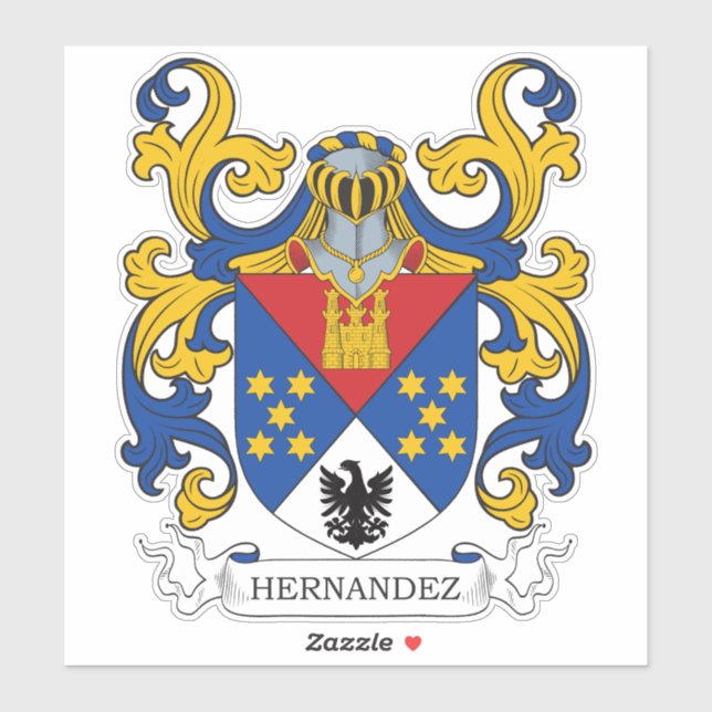Sticker Hernandez Family Crest (Feuille)
