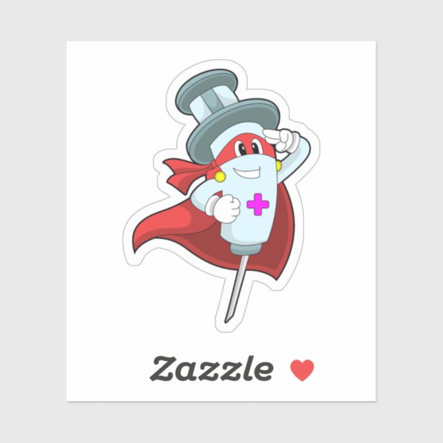 Sticker Hero as Nurse (Feuille)