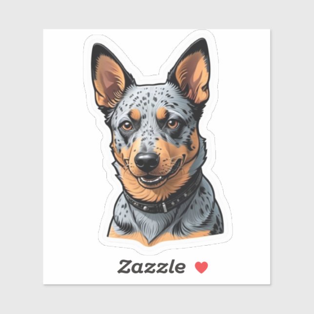 Sticker Heure bleue (Feuille)