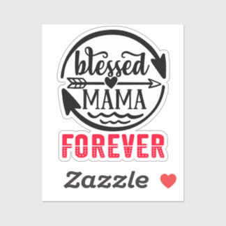 Sticker Heureuse maman pour toujours
