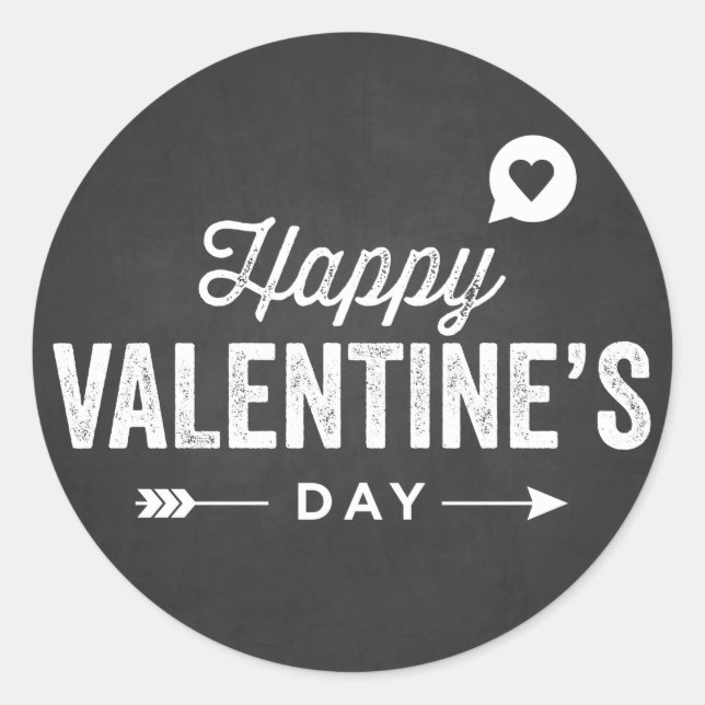 STICKER HEUREUSE SAINTE-VALENTIN DU CLASSEUR RUSTI (Devant)