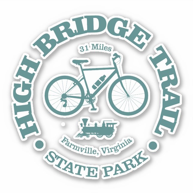 Sticker High Bridge Trail (cyclisme) (Devant)