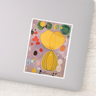 Sticker Hilma Af Klint, La Dix Plus Grande No7, Art Abstra