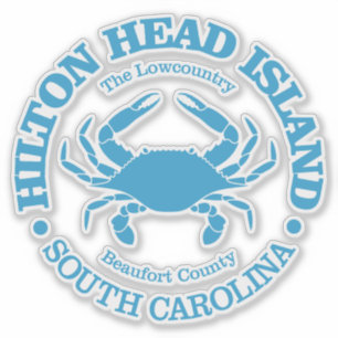 Sticker Hilton Head Island (crabe)