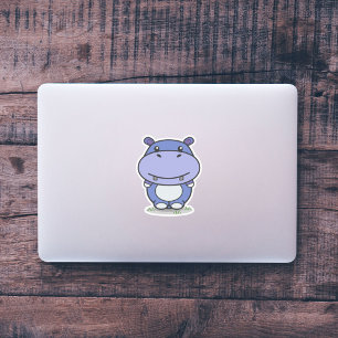 Sticker Hippo personnalisé