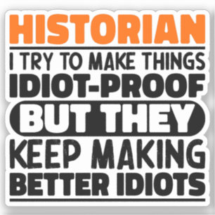 Sticker Historien, J'Essaie De Faire Des Choses Drôle
