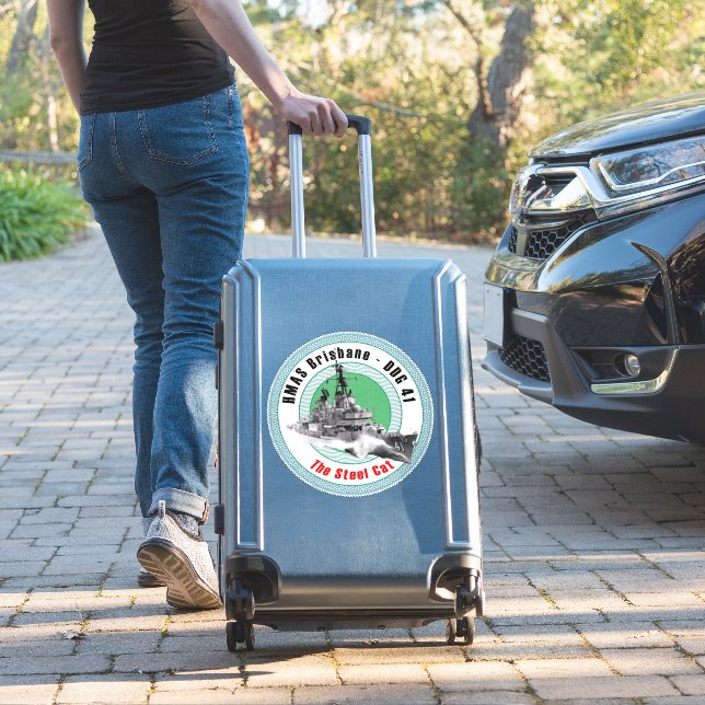 Sticker HMAS Brisbane DDG 41 (Valise Insitu)