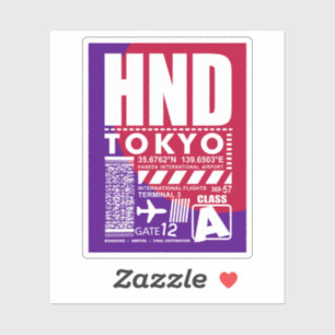 Sticker HND Airport Tokyo