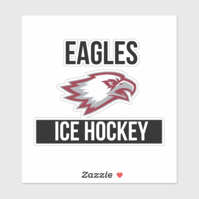 STICKER HOCKEY GLACE EAGLES (Feuille)