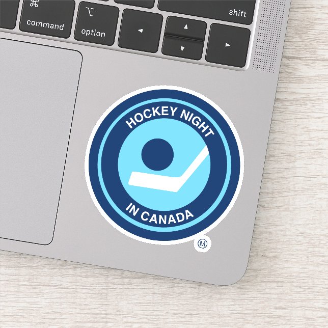 Sticker Hockey Night Retro (Détail)