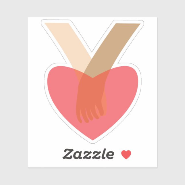 Sticker Holding Hands (Feuille)