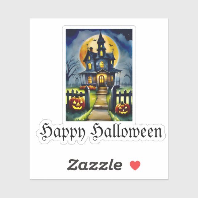 Sticker Hollow et Moon (Feuille)