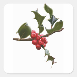 Sticker Holly Berries