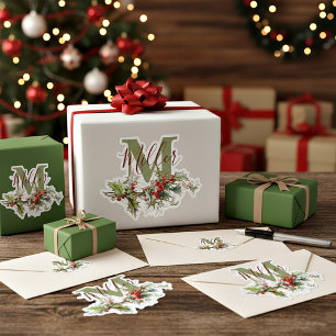 Sticker Holly et baies personnalisées