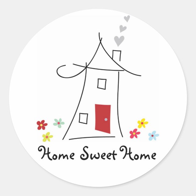 Sticker Home Sweet (Devant)