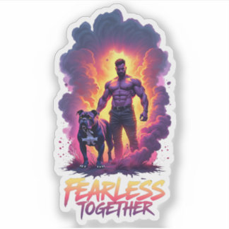 Sticker Homme Brave