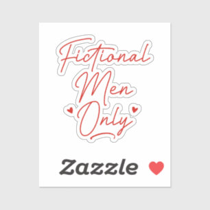 Sticker Hommes de fiction uniquement