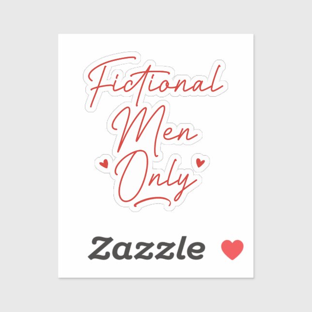 Sticker Hommes de fiction uniquement (Feuille)
