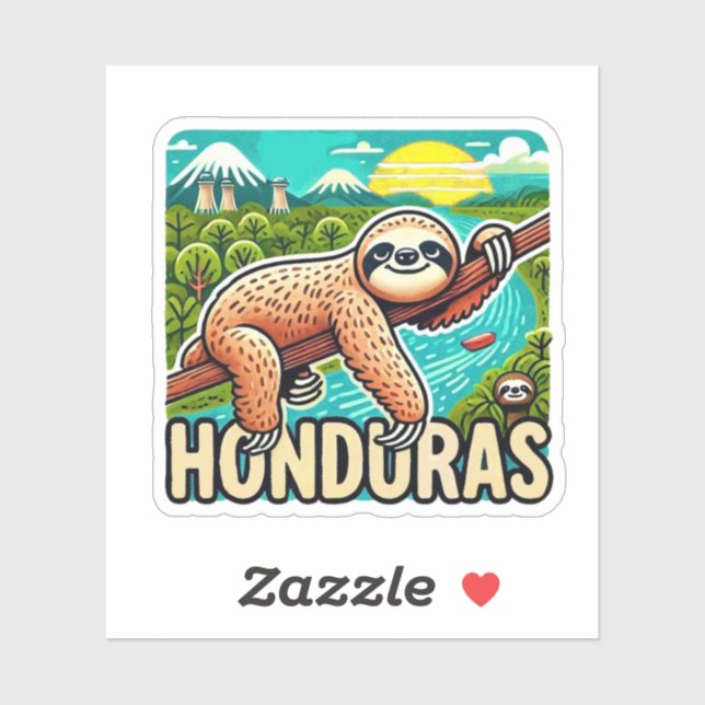 Sticker Honduras (Feuille)