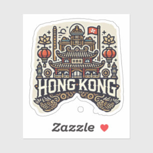 Sticker Hong Kong