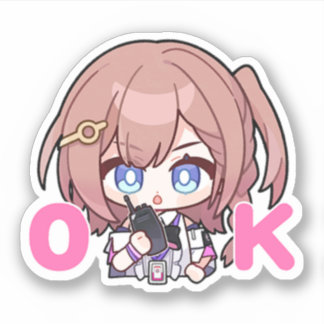 Sticker Honkai Star Rail Chibi Asta