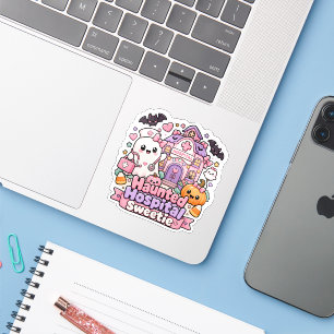 Sticker Hôpital ensorcelé infirmière mignonne Halloween 