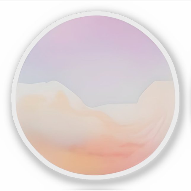 Sticker Horizon baisé au soleil (Devant)