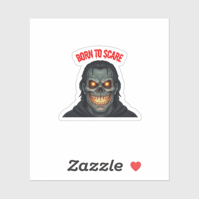 Sticker Horreur d'Halloween (Feuille)