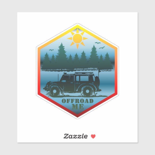 STICKER HORS ROUTE MOI (Feuille)