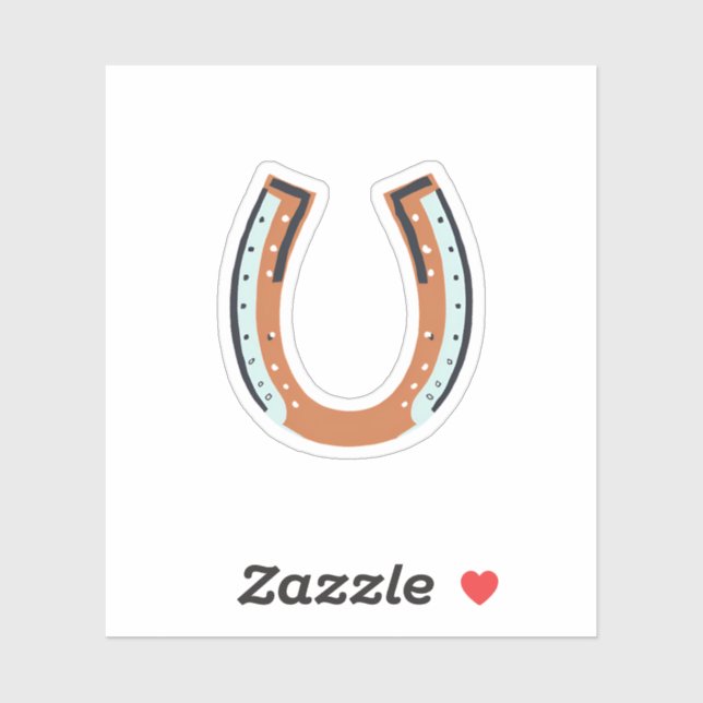 Sticker Horseshoe (Feuille)