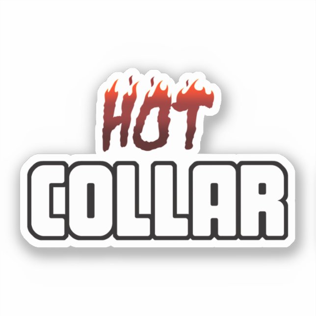 Sticker Hot In the Collar (Recto)