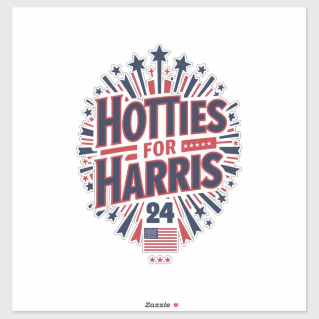 Sticker Hotties for Harris (Feuille)