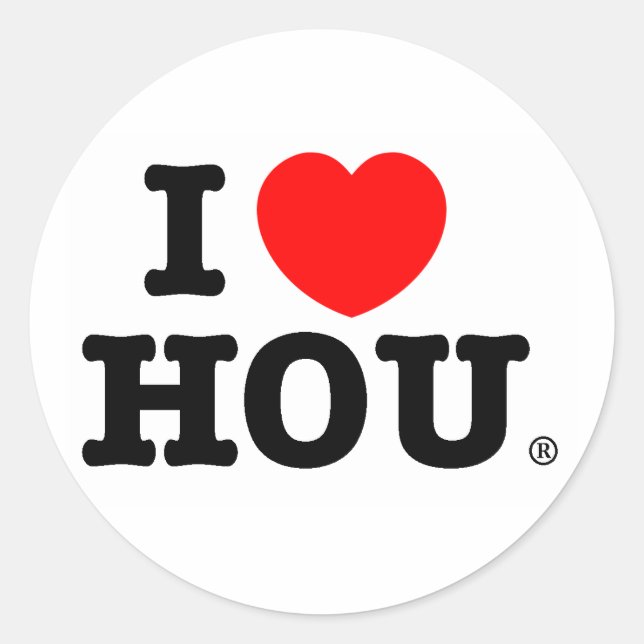 Sticker HOU Heart (Devant)