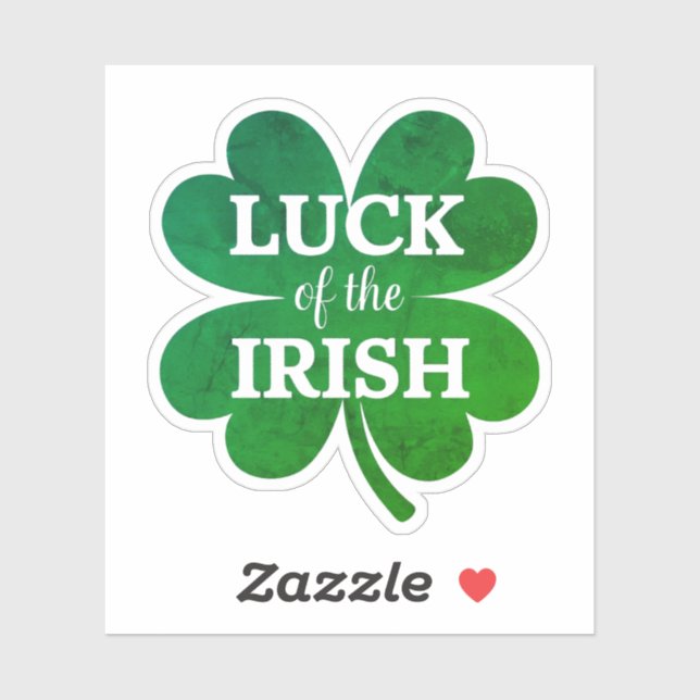 Sticker Housse à quatre feuilles irlandaise (Feuille)