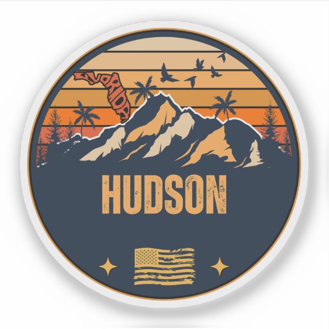 Sticker Hudson, Floride  (Devant)