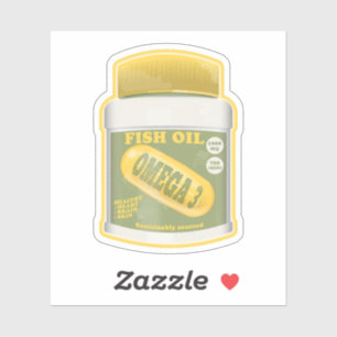 Sticker Huile de poisson oméga 3