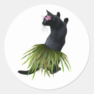 Sticker Hula Cat