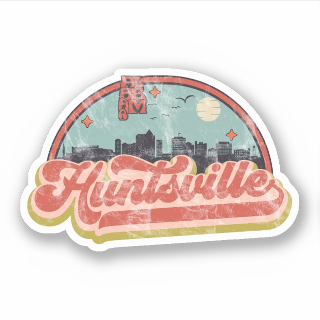 Sticker Huntsville, Alabama (Devant)